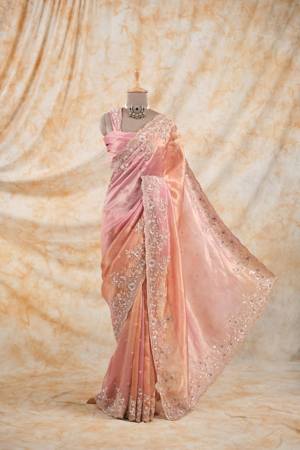The Peachy Perfection Saree