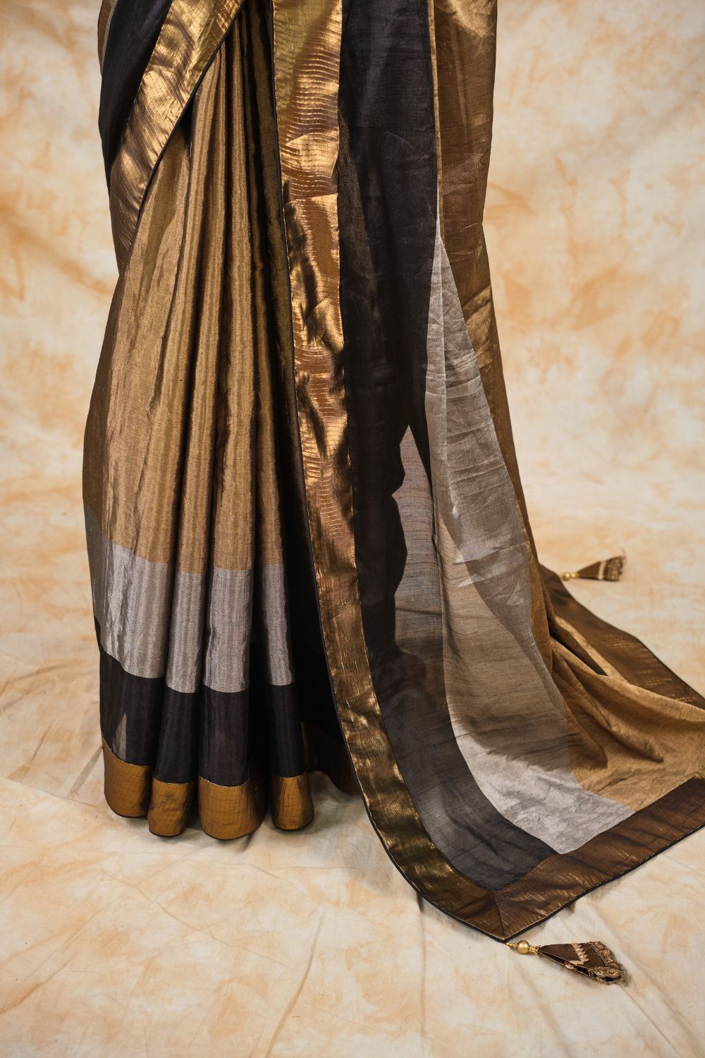 The Gold Mirage Saree