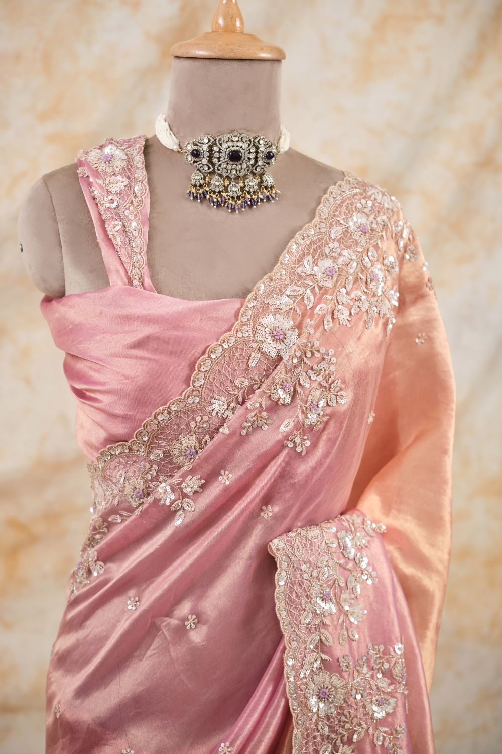 The Peachy Perfection Saree