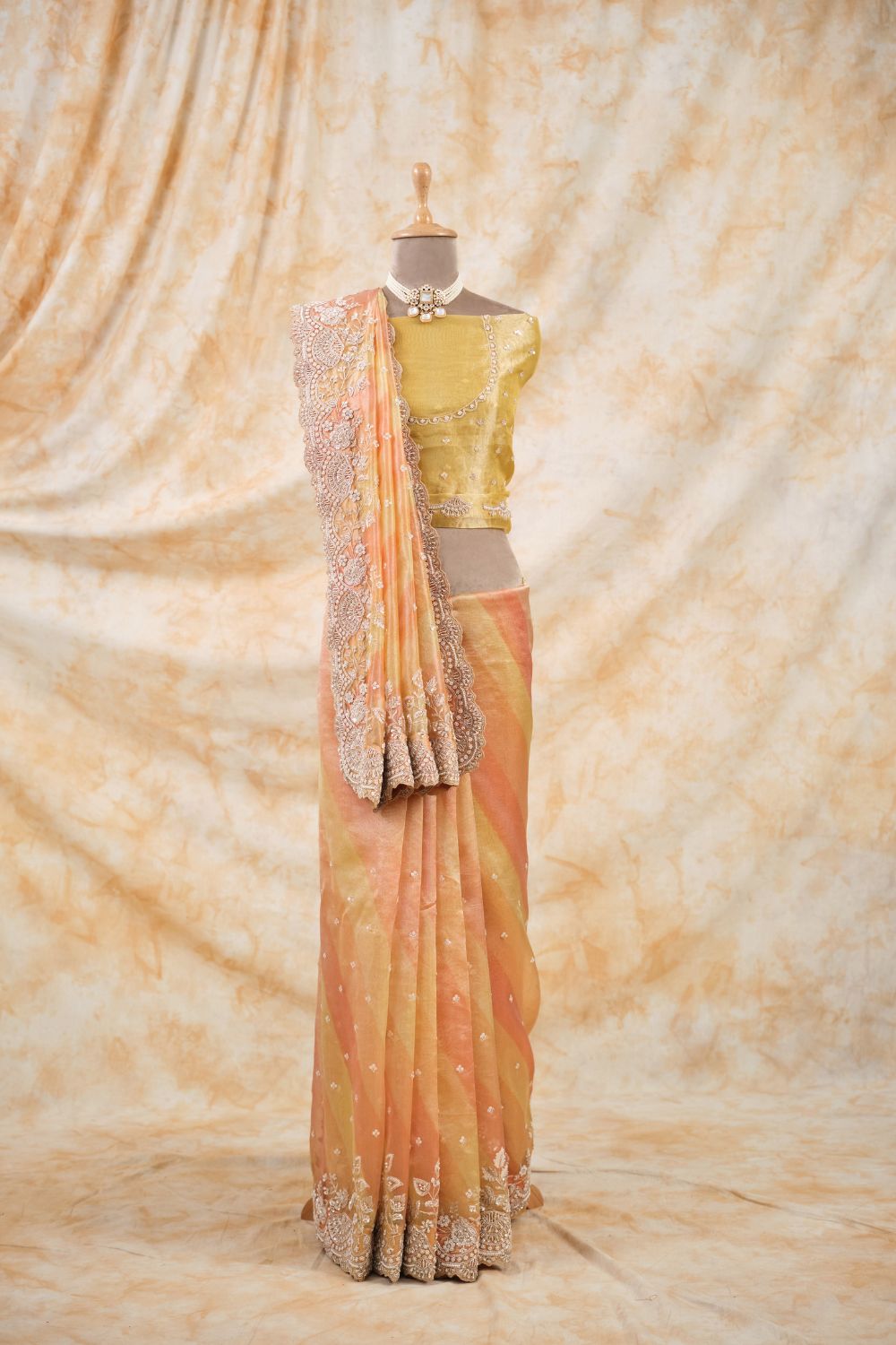 The Sunset Blaze Saree